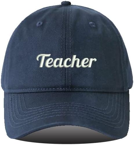 כובעי בייסבול לגברים של לקסיויבאי מורה רקום כותנה שטופה כובע אבא
