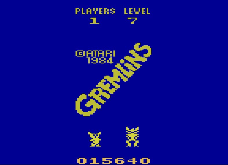 גרמלינס-מחסנית משחק וידאו רבייה עם מקרה וידני