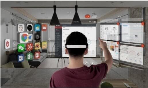 HXNINE SHADOWTRON JIMO AR משקפיים 3D SMART CINEMA STEAM VR משחק 2022