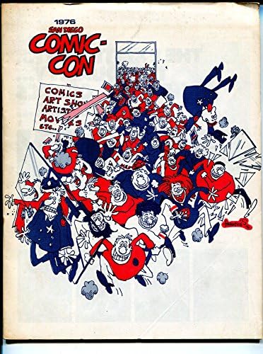 ספר תוכנית הקומיקס של סן דייגו 1976-אראגונס-דיטקו-שולץ-היסטורי-וי-ג ' י / אף-אן