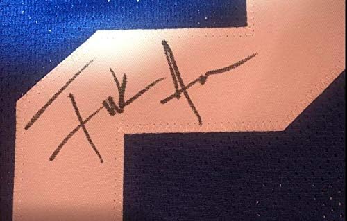 פרנק גור קולטס חתום אוטומטית כחולה בהתאמה אישית XL ג'רזי JSA עדים