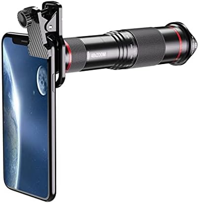 48אקס אופטי טלסקופ טלה עדשת קליפ על עבור נייד טלפון סלולרי מצלמה עם סלפי חצובה