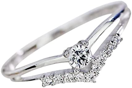 טבעת לב לנשים טבעת זירקון משובצת מיקרו משובצת מיקרו לאורוס