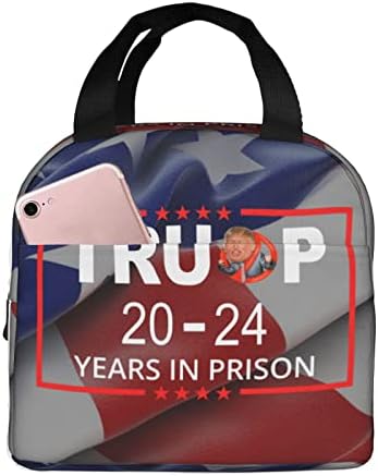 SWPWAB טראמפ 20-24 שנים בכלא סכל נייד לשימוש חוזר מעבה שקית בנטו מבודדת לגברים ונשים כאחד