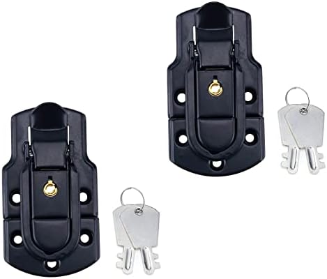 Pastlla 2PCS תיבה מארז תפס hasp רטרו סגנון hasp תפס עתיק פליז תפס Hasps מנעולי וינטג 'דקורטיביים למגירה