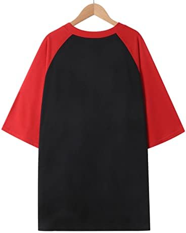 חולצות טריקו של פסחא למורים חולצות טריקו נוחות לנשים חג הפסחא מזדמן יום עגול צוואר עגול חולצות דפוס שרוול