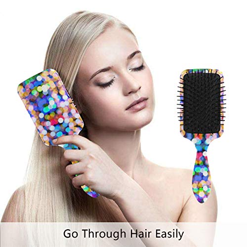 מברשת שיער של כרית אוויר ויפסק, נקודות צבעוניות צבעוניות פלסטיק, עיסוי טוב מתאים ומברשת שיער מתנתקת אנטי סטטית