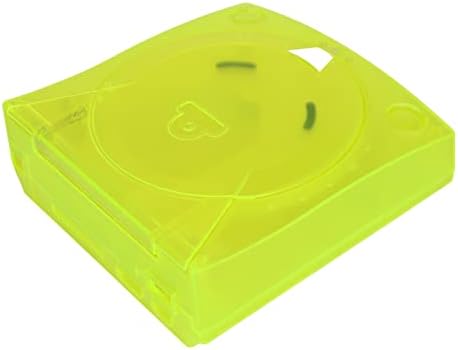 פלסטיק שקוף, עמיד בפני שריטות ירוק שקוף הגנה מלאה החלפת מעטפת דיור מפלסטיק עבור Sega Dreamcast DC