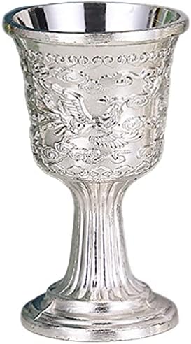 זרודקו בציר דקור גביע גביע יין גביע בציר מצרי ירה זכוכית מתכת יין כוס אבץ סגסוגת בולט גביע חריטת