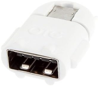 מיקרו USB 2.0 ל- USB 2.0 M/F OTG מתאם לבן