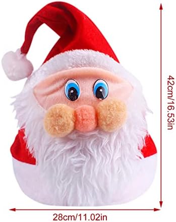 חג המולד סנטה כובע למבוגרים קלאסי אדום חג המולד חג כובע מסיבת תלבושות המפלגה דגלי
