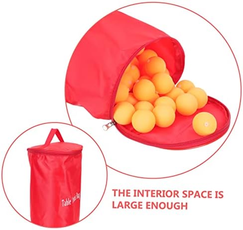 קליספיד 5 יחידות הכנס ארגונית חמוץ בכיס רוכסן אחסון שקיות שולחן טניס כדורי ארגונית טניס כדורי מחזיק