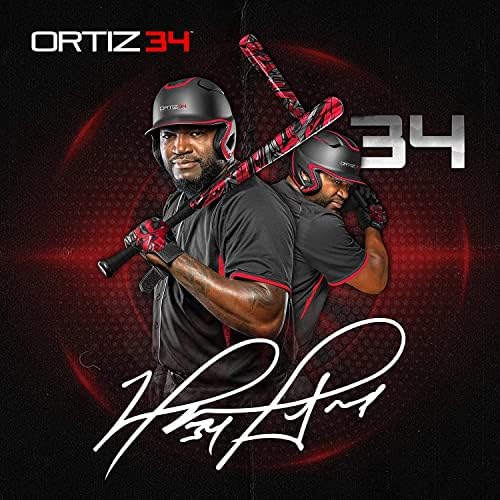 Ortiz34 Homerun Kids Tee Ball Set- David Ortiz 3-in-1 Aluminum Baseball BASBALL, BASEBALL, &