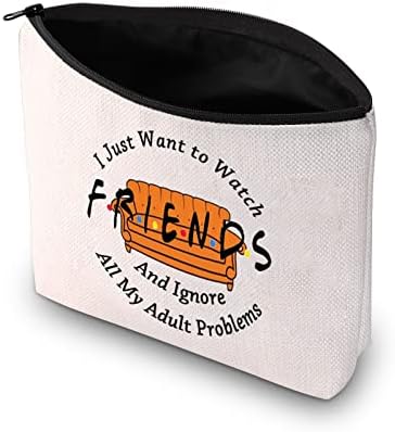 תכנית טלוויזיה PXTIDY סחורה תיק איפור של חברים אני רק רוצה לצפות בחברים ולהתעלם מכל הבעיות למבוגרים