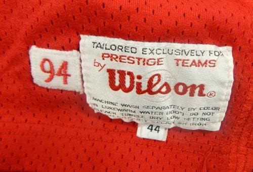 1994 קנזס סיטי ראשי ניוטון 96 משחק הונפק אדום ג'רזי 75 תיקון 44 DP32750 - משחק NFL לא חתום משומש גופיות