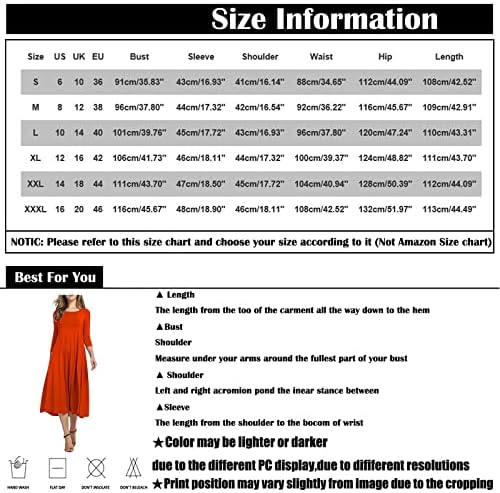 שמלות חורף של Mebamook נשים 2022 טמפרמנט צוואר עגול שרוול ארוך שמלת נדנדה