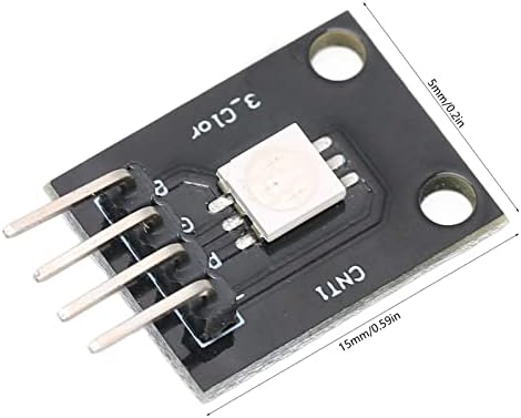 PWM RGB SMD לוח LED מודול 3 צבע אור ABS צריכת חשמל נמוכה PWM מודולטור DIY ערכה אלקטרונית PCB 5V KY 009