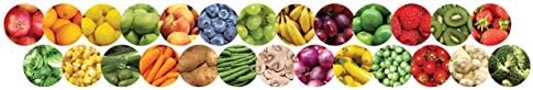 מוצרי Hygloss פירות וירקות מתים גבול לוח המודעות למות-קישוט כיתה-3X36 אינץ ', 12 חבילה, רב צבעוני