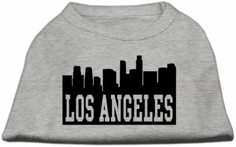 חולצת הדפס מסך סקיילס של לוס אנג'לס אפור SM