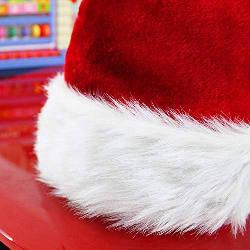 רך חמוד מפואר סנטה כובע כובע עבה שמלת חג המולד קטיפה אולטרה בייסבול כובעי כובעי לראשים גדולים