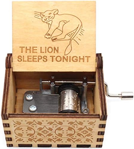 קופסת מוזיקת ​​עץ Ukebobo - האריה ישן הלילה קופסת מוזיקה - סט 1