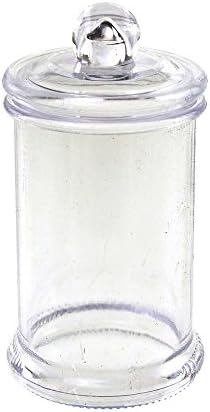 Homeford Clear Acrylic Acrylic Candy Candy Jar, 3-1/4 אינץ '