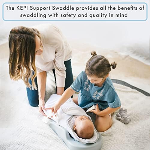 מערכת תמיכה לתינוקות של Kepi ליילודים ותינוקות - עטיפת שמיכה עטוף ומושב רצפת תינוקות, פטנט ובטוח עבור