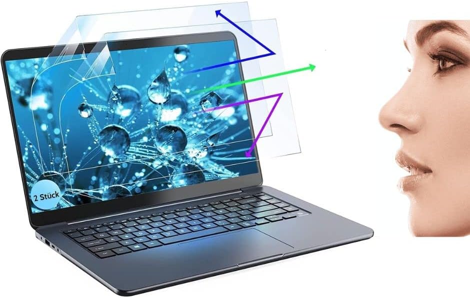 CHAMBU 2 חבילה אור כחול חוסם אולטרה מחשב נייד דק מגן מסך אנטי UV/סנוור מסנן הגנה על מאמץ עיניים עבור ASUS VIVOBook