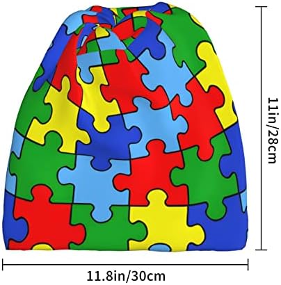 אוטיזם כובע, לסרוג כפת כובע עם אוטיזם מודעות כובע לגברים נשים