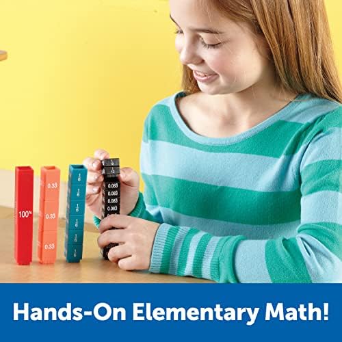 משאבי למידה חלק מגדל שקילות קוביות-51 חתיכות , גילים 6 + מתמטיקה למידה צעצועים לילדים, מתמטיקה בכיתה