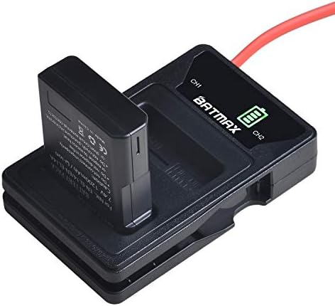 BATMAX EN-EL14 EN-EL14A סוללה ומטען כפול USB קומפקטי LCD עבור Nikon D5500, D5300, D3300, D5100, D5200, D3100,