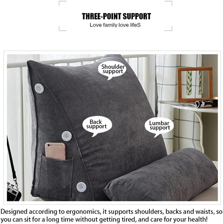 מיטת WYKDD משולשת כיסא כרית כרית מיטה כיסא המותני הכסא הכסא האחורי