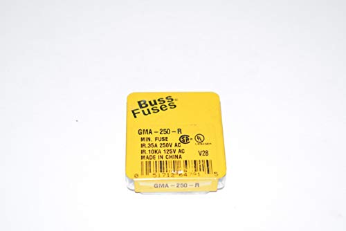 BUSSMAN GMA-250-R GMA 250MA BUSS FUSE