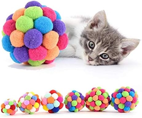 וואנגננה 1 pc/3 יחידות צעצוע של חתול מהנה חתול קטניפ בעבודת יד מקפיץ כדור חיית מחמד ציוד לחיית המחמד