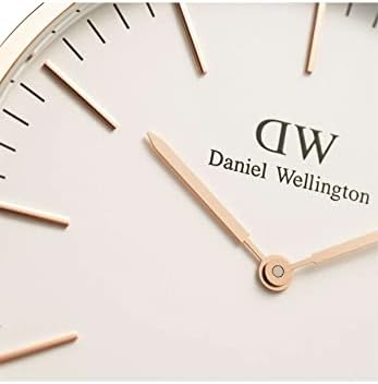 דניאל וולינגטון קלאסי שעון עלה זהב עור