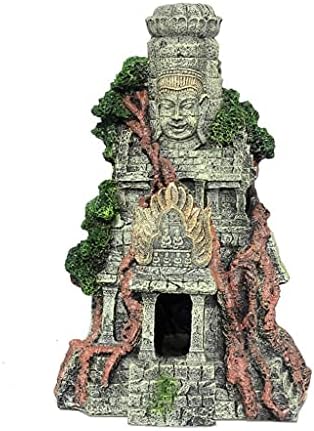 אקווריום בודהה פסל קישוט קישוטי דגי שרימפס מקלט גינון דקור אקווריום אבזרים