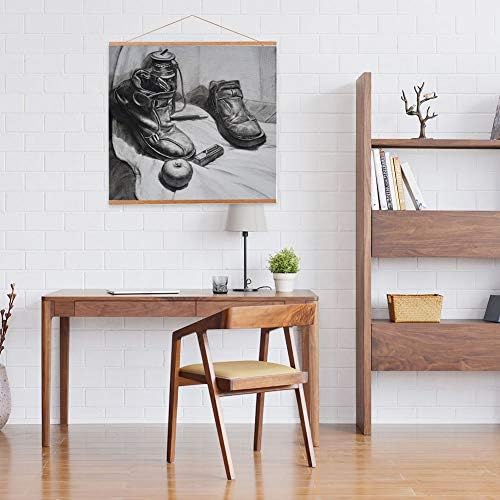 מסגרת צילום מעץ מגנטית DIY פוסטר בהתאמה אישית ויצירות אמנות קנבס הדפסה קולב לקישוט הבית