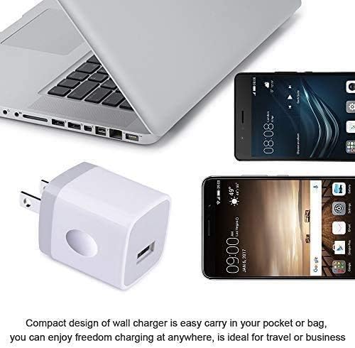 בלוק טעינה של אייפון, מטען קובייה 4 פאק/5W מתאם לחסימה של מטען One-USB מתאם לבנים בקיר בקיר