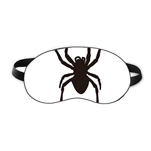 איור עכביש חרקים דפוס שחור מגן שינה עיניים רכות לילה כיסוי גוון עיוורון