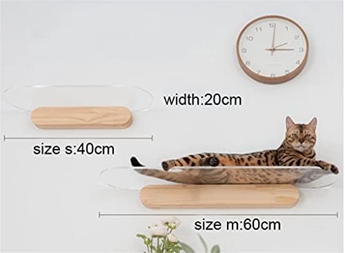 SCDZS חתולים אקריליים לוח קופץ לוח קיר חתולים רכבים קיר מטפסים מסגרת חתולים פלטפורמה בית חתולים