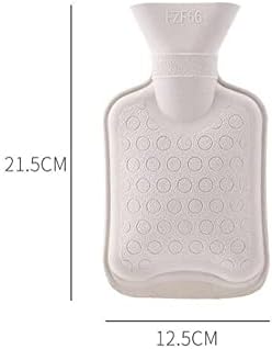בקבוק מים חמים של Aeromdale עם כיסוי קטיפה דפוס בעלי חיים 500 מל שקית מים חמים גומי לכאב הקלה על כפות רגליים
