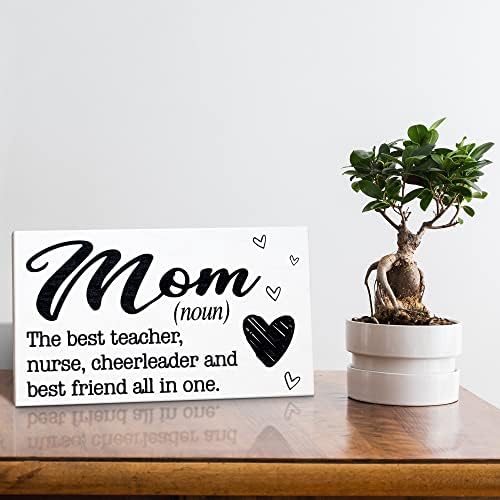 אמא מתנות, אמא הוא שלי הטוב ביותר חבר עץ סימן, מתנות לאמא, מדף דקור וקיר תלוי, תוצרת ארהב