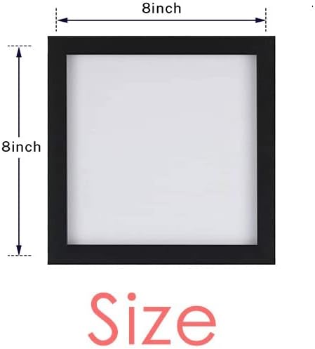 הפשטות אנימציה גרייס סטפני מסגרת כיכר שחורה תמונה קיר שולחן