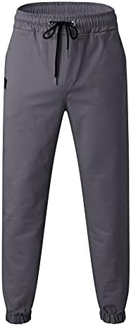 מכנסי טרנינג XXBR לגברים, משקל קל משקל מותניים אלסטיים רופפים אימון ספורט אופנה ספורט מכנסי רץ מזדמנים