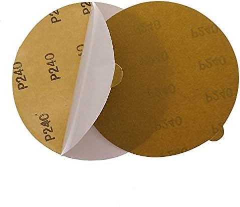 ZSBLXHHJD נייר זכוכית שוחק PSA/קלסר נייר זכוכית זהב - 6 אלומינה גלגלים בגודל 150 ממ 60 עד 1000 חצץ לצורך