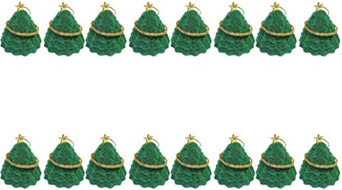 קישוטים לחג המולד של גלפאדה 16 יח 'קופסת טבעת עץ חג המולד מקסימה עץ עץ עץ אוזן קופסא אחסון קופסאות חג המולד קופסא