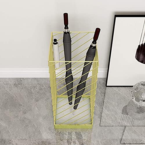 עמדות מטרייה של LXDZXY, מחזיק מטריית מתכת מחזיק שטח חוסך למטריות ארוכות/קצרות, למסדרון המשרד הביתי, שחור
