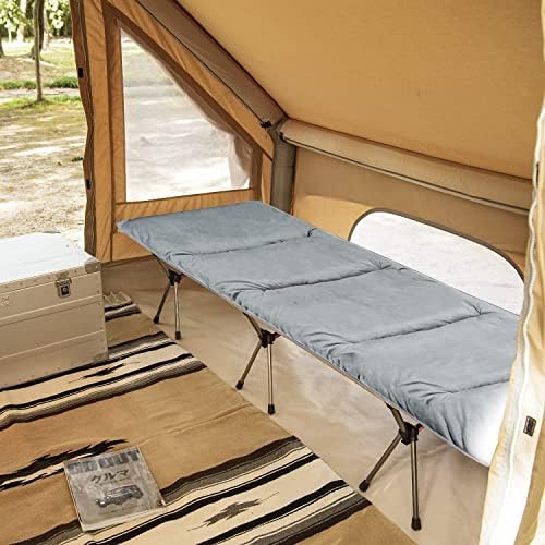 כרית מזרן מיטת Suwuyue לקמפינג, מחצלת שינה באוהל מיטת מיטת חוץ עם תחתית עמיד למים, רפידות רכות