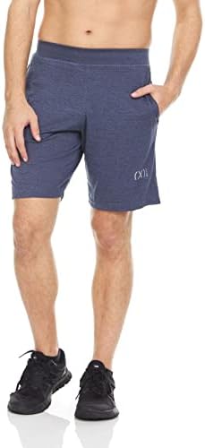 מכנסיים קצרים של 2xist Mens - מכנסיים קצרים פעילים של אימון - 10 אינץ 'מכנסי חדר כושר מוברשים רכים