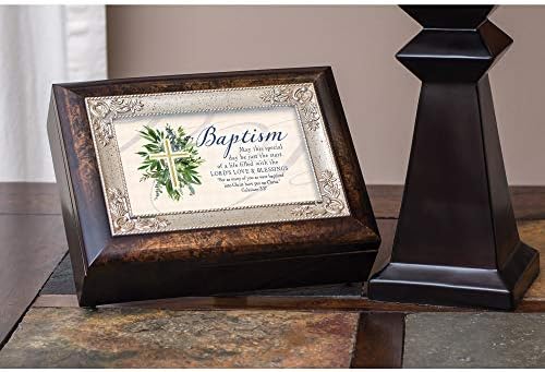 טבילת גן קוטג 'אהבת לורד בורלווד קופסת מוסיקה תכשיטים מנגנת חבר בישוע